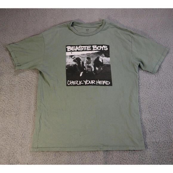 Beastie Boys Check Your Head Shirt GAP Teen 18-20 green - Picture 2 of 7